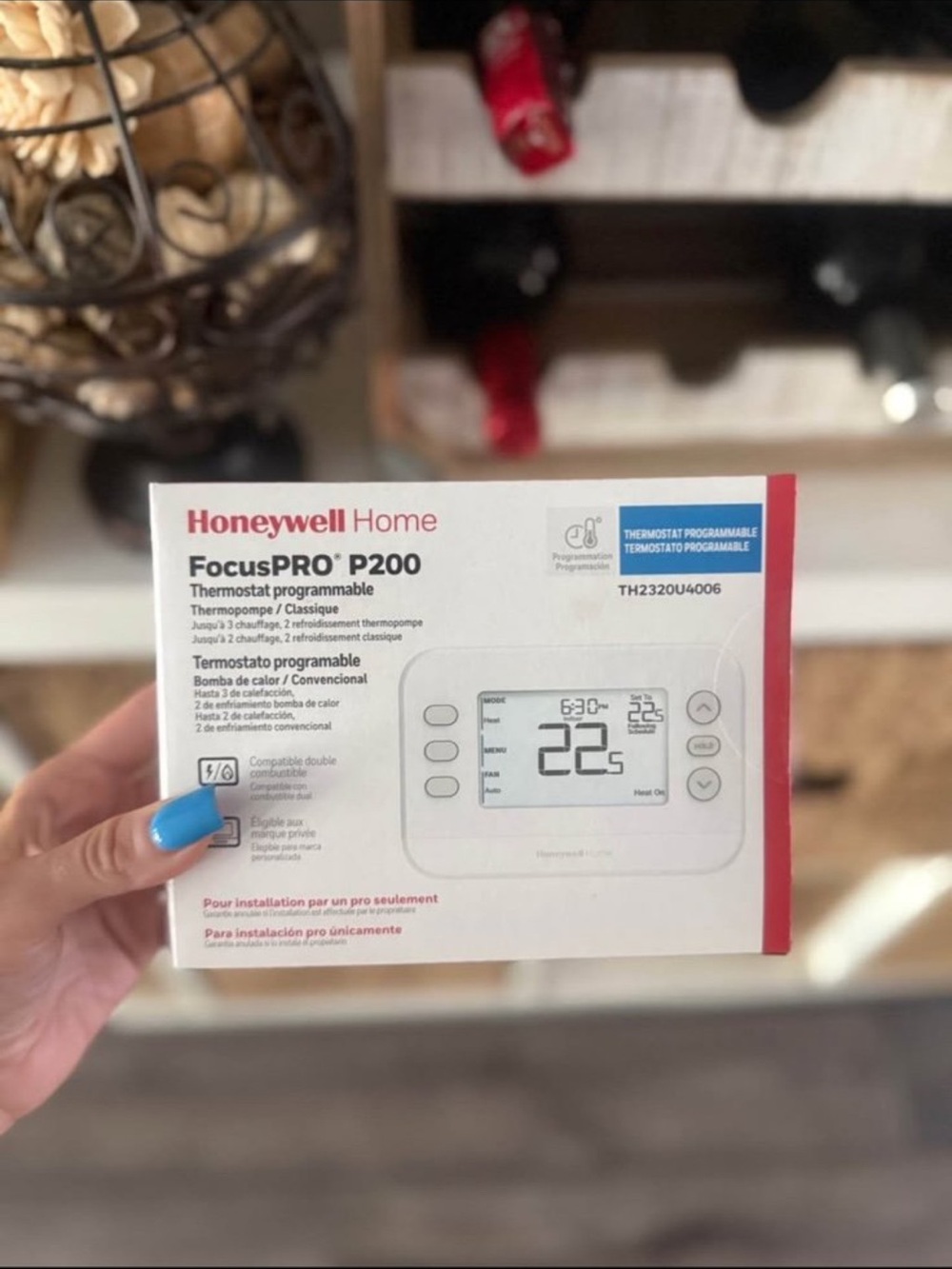 FocusPRO P200 Programmable Thermostat - White Honeywell